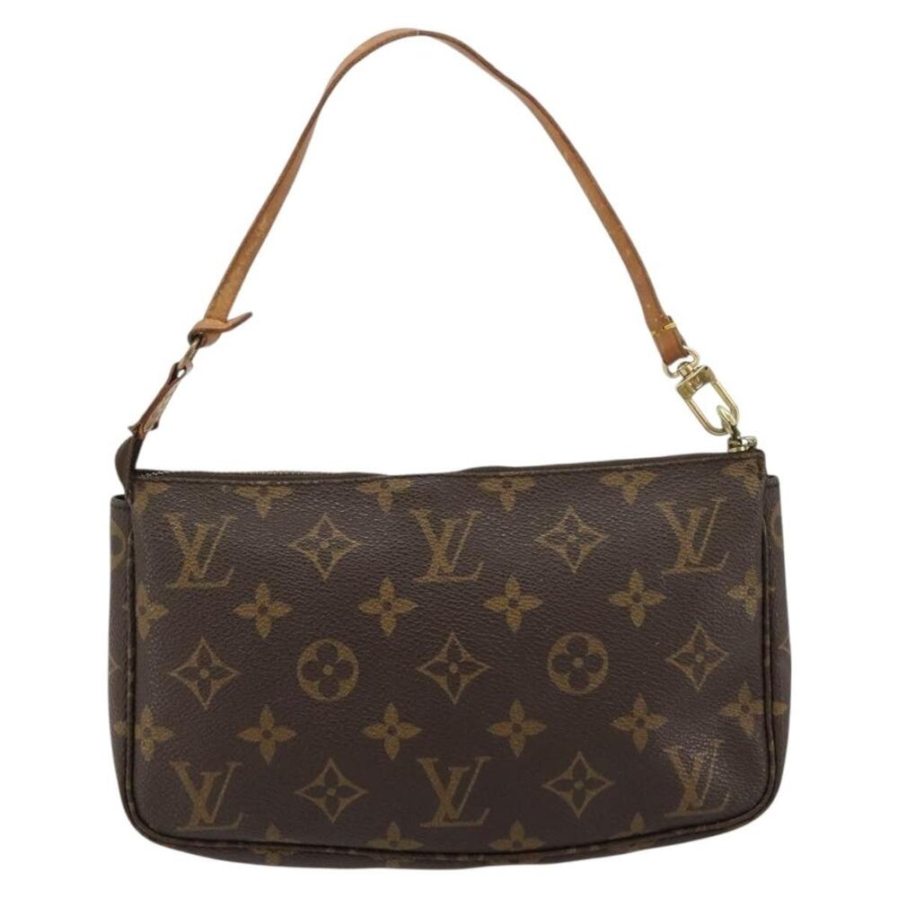 Louis Vuitton Monogram Pochette Accessoires Pouch Brown